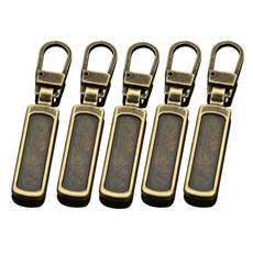 금속 지퍼 마개 수리용 재단사 미끄럼 방지 도구 DIY 액세서리 바느질 커넥터 100 개/몫, 16 5pcs bronze