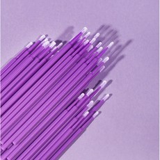 미세면봉 얇은 마이크로 나노 면봉 수정 화장 메이크업, 2세트, 100개입