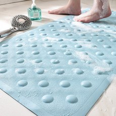 화장실 발판 욕실 입구 바닥 화장실 깔판 베란다 현관 흡착식 미끄럼방지 매트 깔개, 스카이