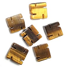 Bead 팔찌원석 불교 만자 팬던트 한팩 원석선택, 만자 호안석 (6개)