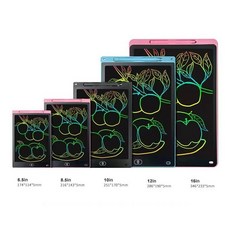 벨베이비 유아용 드로잉패드 12인치 전자칠판 LCD, 2개, 핑크
