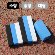 기어웍스 순정 기본형 자동차 문콕 방지 스펀지 도어가드 보호 소형 8pcs 블루, 블루+소형, 8개