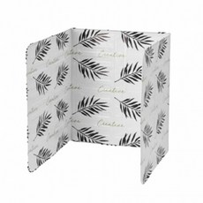 가스렌지 가림막 화이트 기름튐방지가드 버너가드 기름막이, 1개