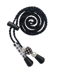 수빠마 수제 수경 스트랩 물안경 끈 줄 밴드 수경끈, 1개, AB-1) 글리터 블랙