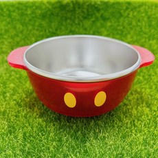 迪士尼 Disney 米奇 Mickey 不鏽鋼雙耳碗/290ml, 1個