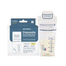 韓國MOTHER-K 溫感拋棄式奶瓶袋 外出必備 安全衛生 溫感設計, 1個, 溫感拋棄式奶瓶袋250ml/ 25入