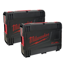 밀워키 M18 하드케이스 공구함 블랙케이스 공구통 중형 470x370x130mm, 2개