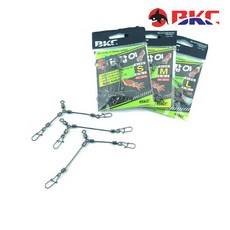 백경 쭈갑이 BK-3070 갑오징어 쭈꾸미 도래채비 삼각편대채, 4개입, 1세트