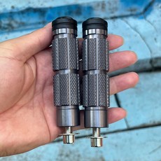 티타늄 CNC 오토바이 자전거 EBike 조수석 풋 페그 슈퍼73 리어 세트 풋레스트 M8 풋페그 페달 전기 자동차 스쿠터 미니 더트 바이크 고 카트 설치 구멍 8mm