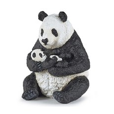 감성 피규어 엄마 아기 팬더 동물 모형 리얼 동물농장 실감나는 동물의왕국, 1개