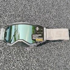 scott 斯科特越野摩托車護目鏡PROSPECT風鏡速降山地車防風鏡 護目鏡 防風眼鏡 運動眼鏡, 灰框 仿金片, 1個