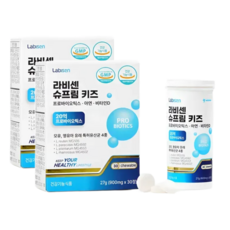라비센 슈프림 키즈 유산균 츄어블 정 요구르트맛, 2개, 30정