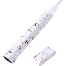 테니스 그립 테이프 라켓 손잡이 오버그립 피클볼 스쿼시 스포츠 장비용 레드 팬더 PU 태클 배드민턴 소프트 논 슬립 접착 땀 흡수 귀여운 만화 디자인 고성능, Panda 1