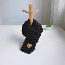 kiki兒童毛線圍脖圍巾 秋冬款男女童防風脖套寶寶韓版可愛保暖圍巾