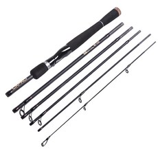 CAPACI多節路亞竿ML調，輕巧便攜，靈敏手感，適用多種擬餌, 直柄,240/8尺