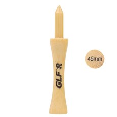 GLFR 스탭 골프티 100%대나무, 50개, 45mm