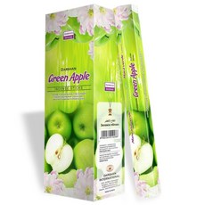 다르샨 인센스스틱 6팩 세트 120개입, 그린애플