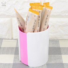 리2치점빵 컬러 투톤 펜꽂이 볼펜꽂이 예쁜문구