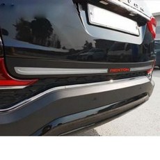 HOOT 레터링 몰딩 보호대 G4렉스턴 자동차몰딩용품 가니쉬 트렁크 문콕방지도어가드, 화이트_x000D_