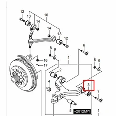 쌍용 렉스턴 액티온 KYRON용 부싱 4451809000 서스펜션 암 스윙 삼각형 고무 슬리브, 03 1pcs Rear Lower Arm