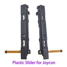 Nintend 스위치 OLED 콘솔용 플렉스 케이블이 있는 교체 오른쪽 및 왼쪽 LR 슬라이드 레일 금속, 05 for Joycon, [03] joycon, 3) for Joycon