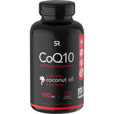 SPORTS RESEARCH 輔酶Q10素食軟膠囊 100mg, 120顆, 1罐