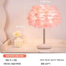 페더 인테리어 조명 램프 플로어 거실 카페 분위기, 티몰 지니 모바일 앱 제어 B