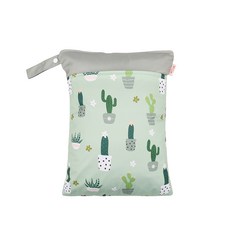 尿布袋 防水尿布袋 防水袋 尿布收納 媽媽包 媽咪包 尿布包 推車掛袋 萬用袋 環保袋 髒衣袋 多層分隔 新款尿布袋40*30-仙人掌: