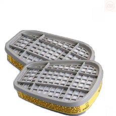 애나허니 착용감 편안한 방독마스크 방독필터 1봉 2개입 공업용방독필터