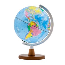 萬事捷 Fucashun MS-230WA 8吋地球儀 (木座) - 清晰地圖，穩固木座，探索世界地理知識