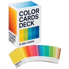 컬러 카드 덱 u2013 예술가 및 디자이너를 위한 200가지 필수 큐브 팔레트 스와치 참조 세트 예술 디자인 브랜딩 UI 유광 적층 인포덱