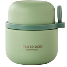 오슬로 브리오슈 스테인리스 스틸 316 보온 보냉 푸드자, COLOR  (그린), 300ml, 5개