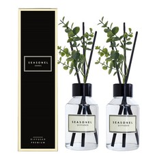 (1+1 이벤트)시즈넬 플라워 디퓨저 100ml 유칼립투스, 2개, 페퍼민트