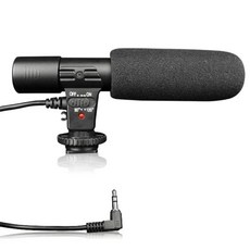 DSLR 카메라용 3.5mm 범용 마이크 외장 스테레오 마이크 캠코더 MIC-01 SLR 카메라 마이크 액세서리, 1개
