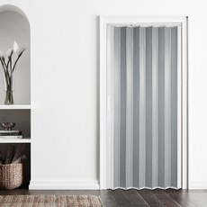 홀딩도어 자바라 접이식 자바라문 칸막이 커튼 홀겹 그레이