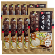 약제천궁 삼계탕재료 백숙재료 티백 한방 약재 닭 오리 수육 각종 고기요리 잡내제거 육수 국물재료, 10개, 100g
