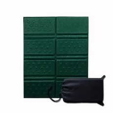 데코마당 코팅 도톰한 국산 8단 등산방석 접이식 휴대용 방석 캠핑 등산 1인용, 8단방석_일반_카키 (케이스추가), 8단방석_일반_카키 (케이스포함)