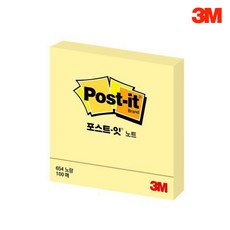 3M 포스트잇 654 노랑 76mmX76mm