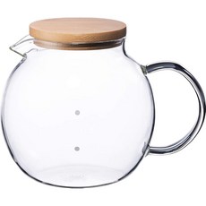 cores 콜레스 클리어 유리 서버 6컵 C516 커피 포트 주전자 세련된 인테리어, 1개