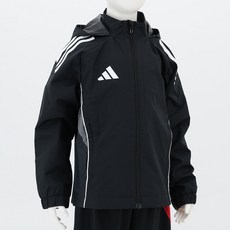 아디다스 아동 자켓 우븐 바람막이 패커블 후디 주니어 후드 자켓 어린이 집업 자켓 축구 잠바