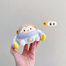 電動翻滾猴嬰兒玩具0-1嵗學爬行擡頭練習訓練益智早敎3寶寶6月4七 9TVL, 藍色 翻跟斗小猴子「送3個7號電池」, 1個