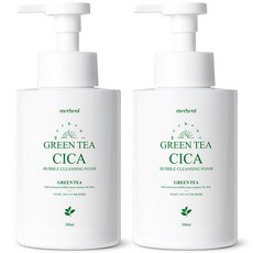 1+1 메르헨트 그린티 시카 버블 클렌징폼 500ml 약알칼리 딥클렌징 세안제 클렌저 폼클렌저, 2개