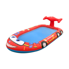 可愛藍色虎鯨造型充氣泳圈，兒童游泳圈，安全無毒材質，輕巧易攜帶，夏日玩水必備, 汽車, 1個