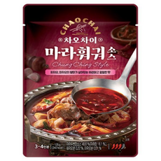 샘표 차오차이 마라훠궈소스, 125g, 3개