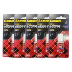 3M 순간접착제(브러쉬) AD127, 5개