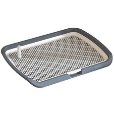 寵物廁所可放置尿墊 拆分式狗尿盆 狗狗尿盆 寵物便盆 狗便盆, 銀河灰【僅宅配，超商無法配送, 1個