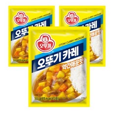 오뚜기 카레 약간매운맛, 100g, 18개