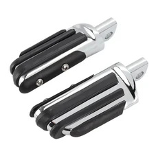 오토바이 범용 남성용 발 페그 발받침 페달 앞뒤 고무 레스트 할리 다리미 XL 883 1200 다이나, 06 4