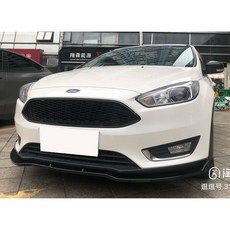 Ford FOCUS MK3 MK3.5 專用前下巴 鋼琴烤漆黑, 1個