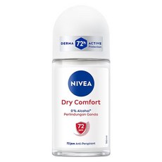 니베아 데오드란트 롤온 드라이 컴포트 여성용 50ml 72시간 지속 보송함, 1개